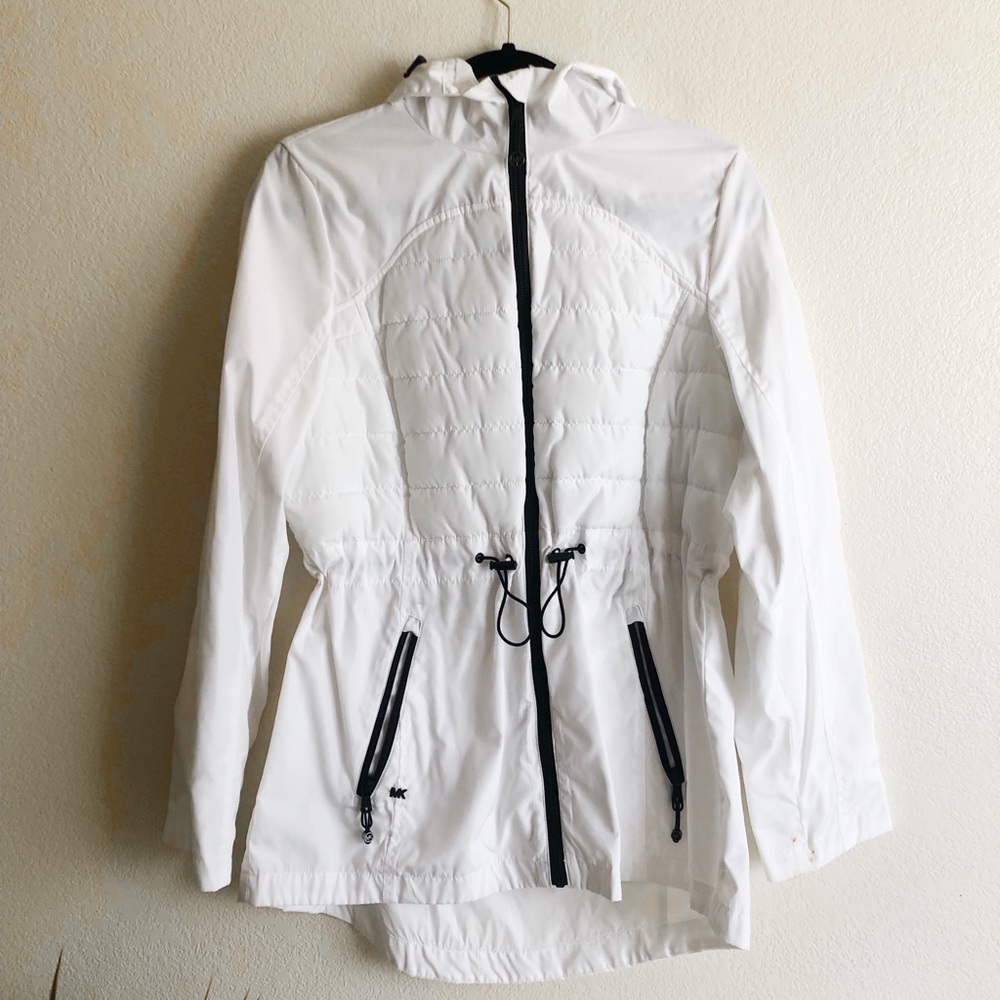Michael Kors white medium weight coat